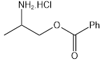 2-aminopropyl benzoate hydrochloride