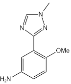 4-methoxy-3-(1-methyl-1H-1,2,4-triazol-3-yl)aniline